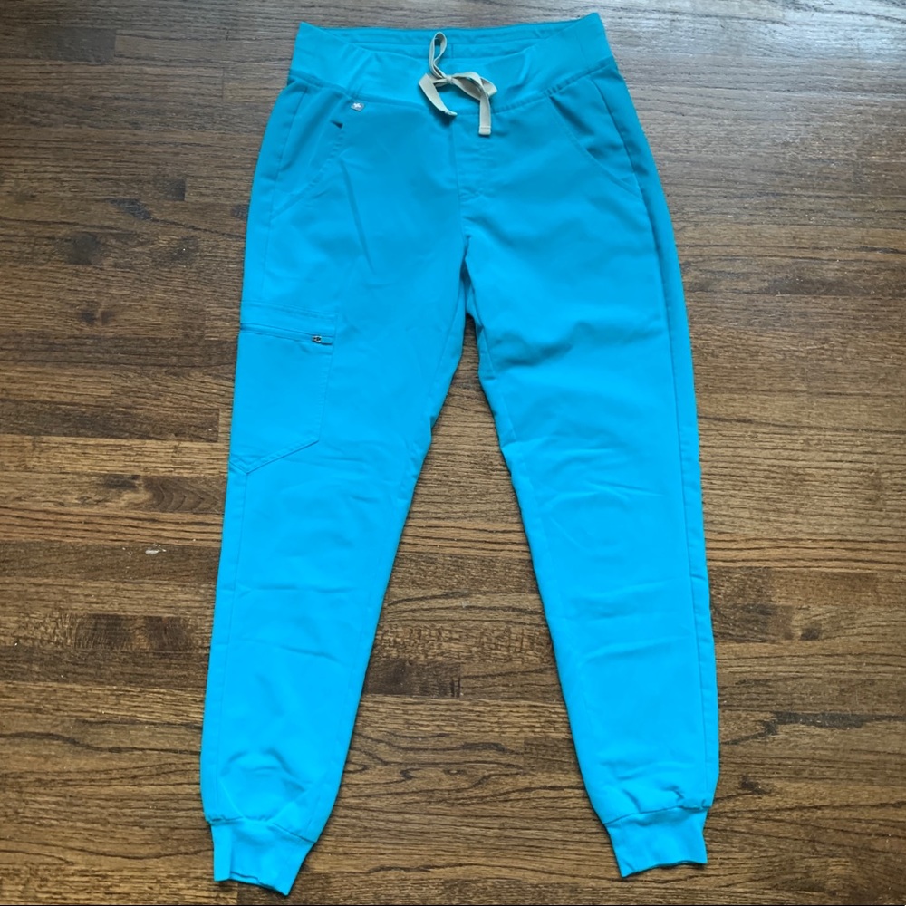 FIGS ZAMORA JOGGERS TEAL XS